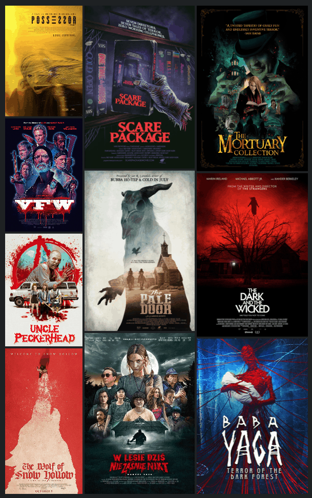 Movie Posters We Love: Top Ten Horror Posters from 2020