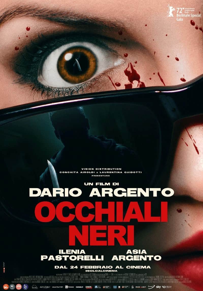 Trailer and Poster Alert: Argento’s Black Glasses!