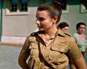 Rebecca Dyson-Smith, captain of the guards. 