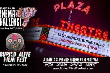 Buried Alive Film Festival banner