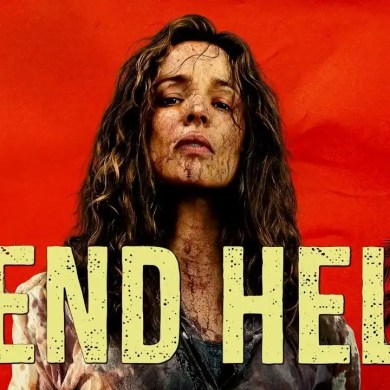 The Scariest Things, horror themed woman with blood and dirt on face, fear and suspense atmosphere.