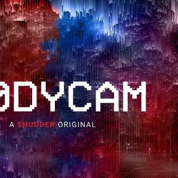 A terrifying night scene with a house and lightning in a stormy sky, emphasizing the intensity of a.