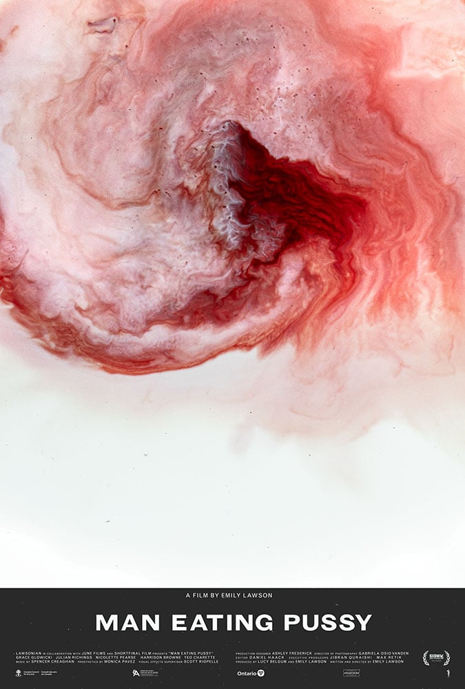 A terrifying abstract image with swirling red and pink hues resembling a horror scene.