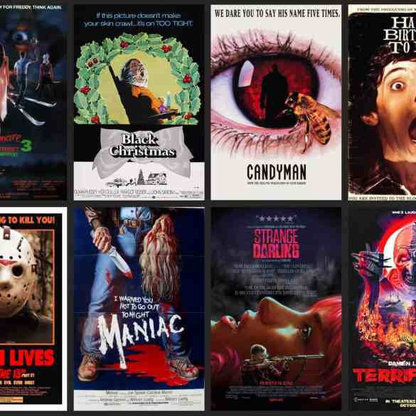 A terrifying slasher movie bracket battle at Crypticon 2026 featuring iconic horror characters and i.