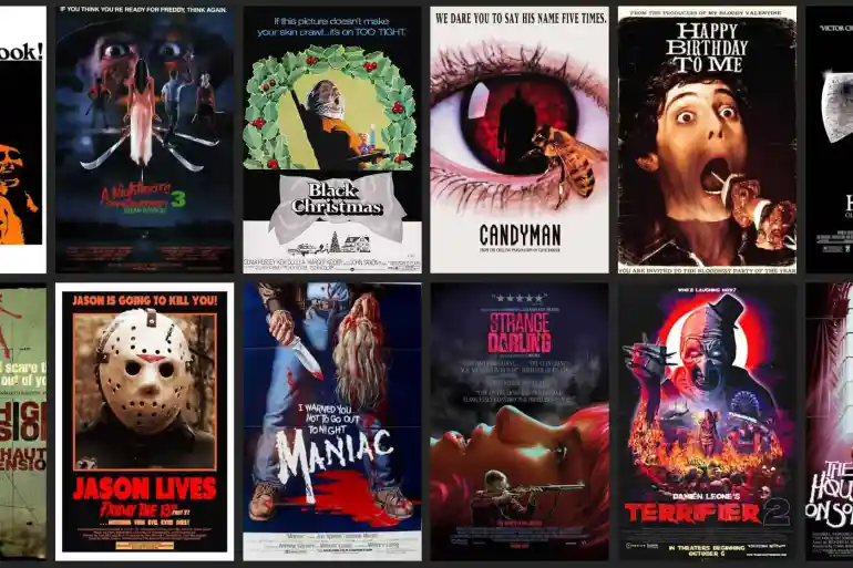 A terrifying slasher movie bracket battle at Crypticon 2026 featuring iconic horror characters and i.