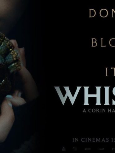 Don't Blow It Whistle movie poster with a creepy skull mask and dark background.