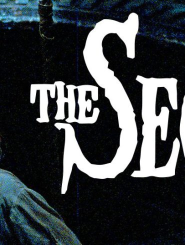 A terrifying woman screaming underwater with the title "The Sect" in horror font.