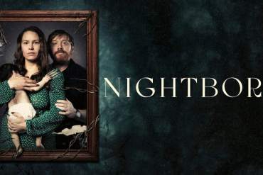 Nightborn review poster with two characters in a dark, eerie setting.