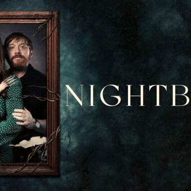 Nightborn review poster with two characters in a dark, eerie setting.