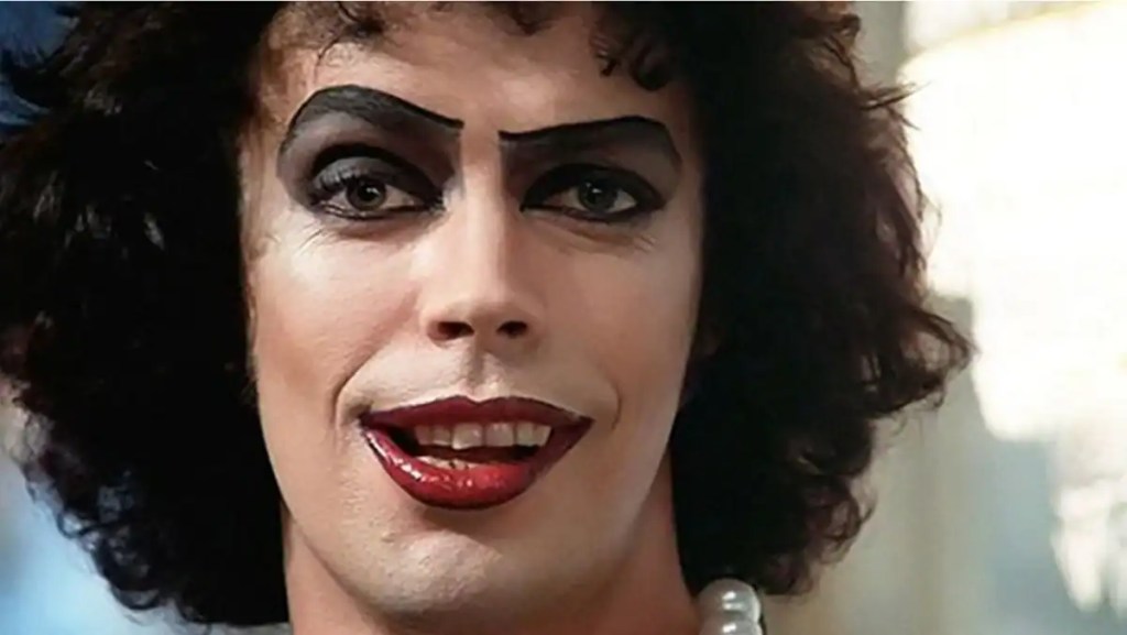 Tim Curry as Dr. Frank-N-Furter in The Rocky Horror Picture Show.