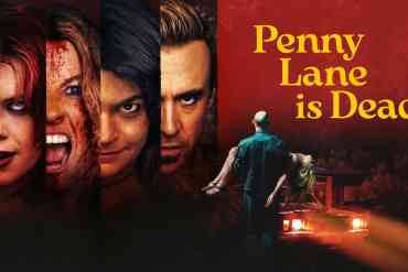 Promotional poster for Penny Lane is Dead with characters and a car at night.