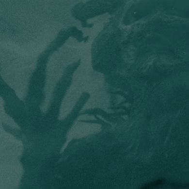Eerie creature with multiple tentacle-like appendages in dark water.