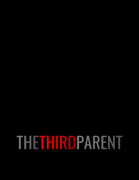 The Third Parent movie poster with dark background and bold red and gray text.